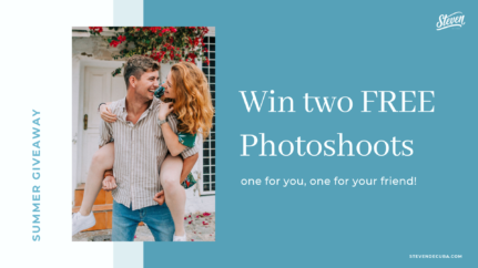 Win TWO FREE Photoshoot in The Next 3 Days!