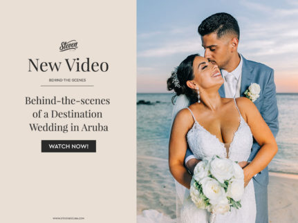 Behind-the-scenes of a Destination Wedding in Aruba