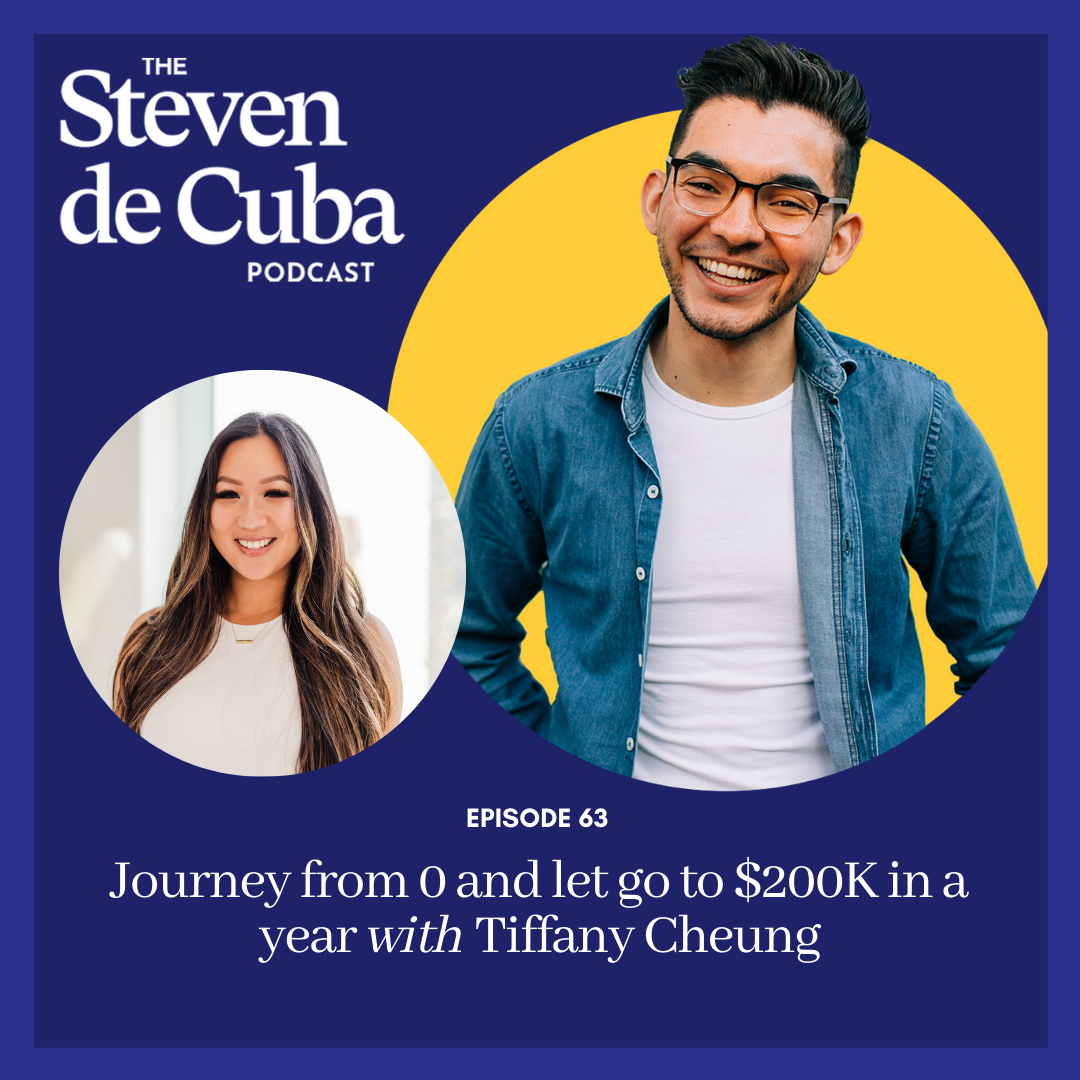 Podcast-Cover-2 #63 -  Journey from 0 and let go to $200K in a year with Tiffany Cheung Podcast 