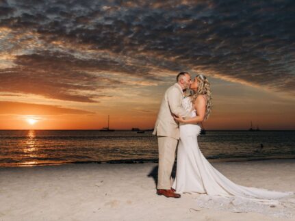 A Beach Wedding at The Hyatt Regency Resort in Aruba: Danielle & Adam