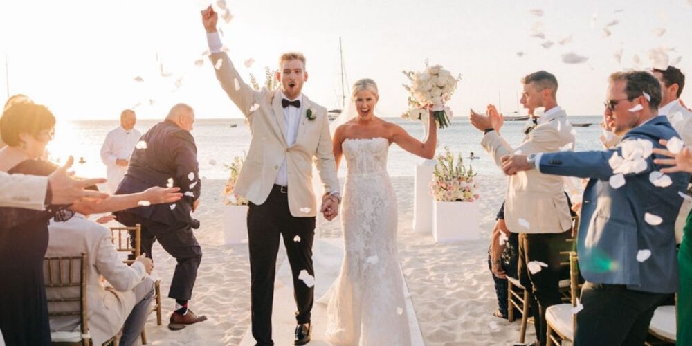 The Hyatt Aruba Beach Wedding