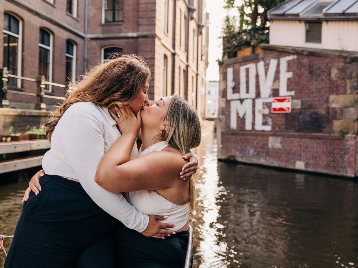 Amsterdam Boat Engagement Gay Photography