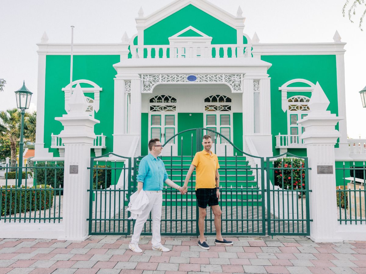 Aruba Gay Couple Photoshoot_ Why Oranjestad Is the Ultimate Colorful Backdrop