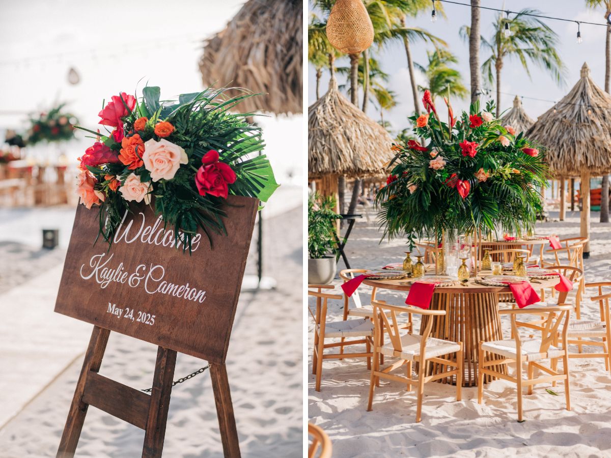 Kaylie-Camerons-Luxury-Wedding-at-the-Hyatt-Regency-Resort-Aruba-4-1 Should You Do a First Look on Your Wedding Day in Aruba? Here's What You Need to Know Destination Wedding in Aruba Wedding