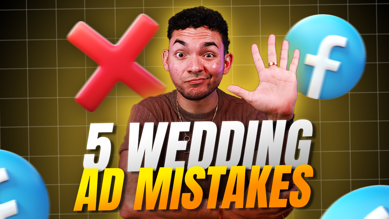 5 Facebook Ads Mistakes Wedding Photographers Make
